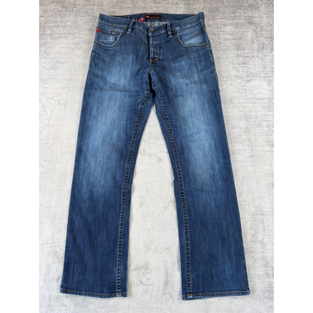 Quiksilver Jeans Mens 33 Blue Vtg Y2K Reese Forbes Signature Regular Fit Skater